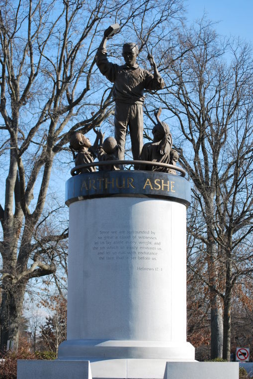 Arthur Ashe statue on Monument Avenue